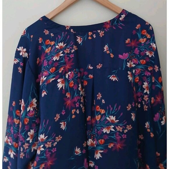 Torrid Floral Peasant Blouse - Picture 9 of 10